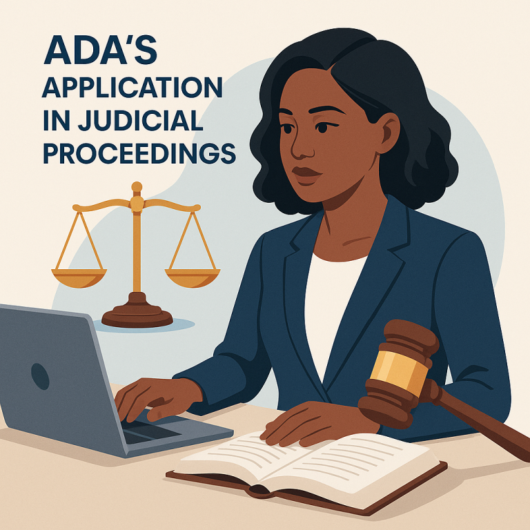 Lane v. Tennessee: ADA’s Application in Judicial Proceedings – KNOW-THE-ADA