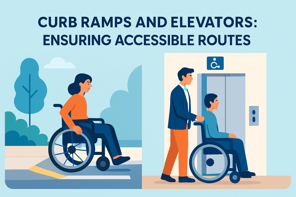 Curb Ramps and Elevators: Ensuring Accessible Routes – KNOW-THE-ADA
