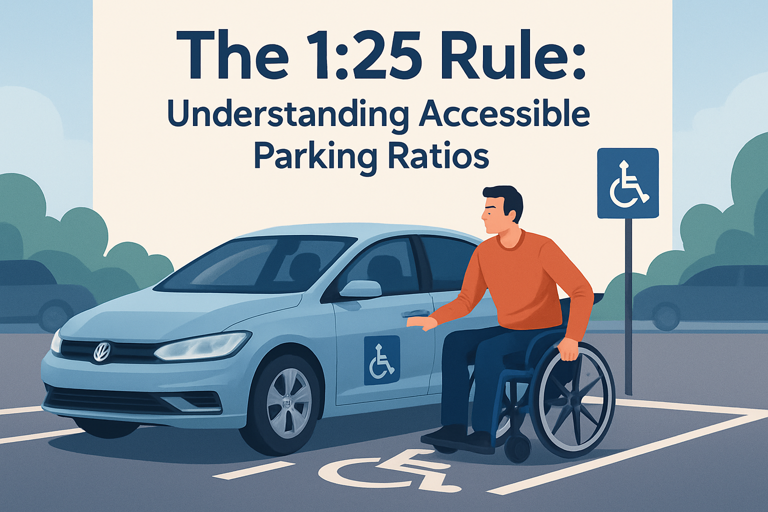 The 1:25 Rule: Understanding Accessible Parking Ratios
