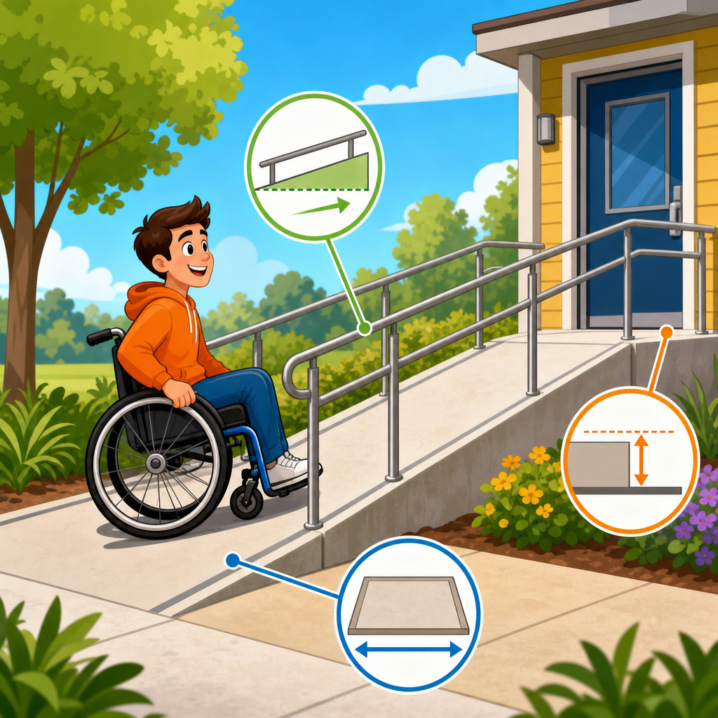 Ramp Slope, Rise, and Landing Rules Explained