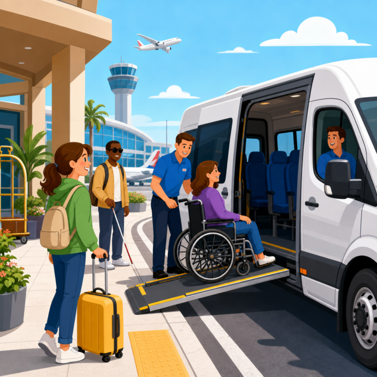 Shuttle Accessibility: Airport & Hotel Basics