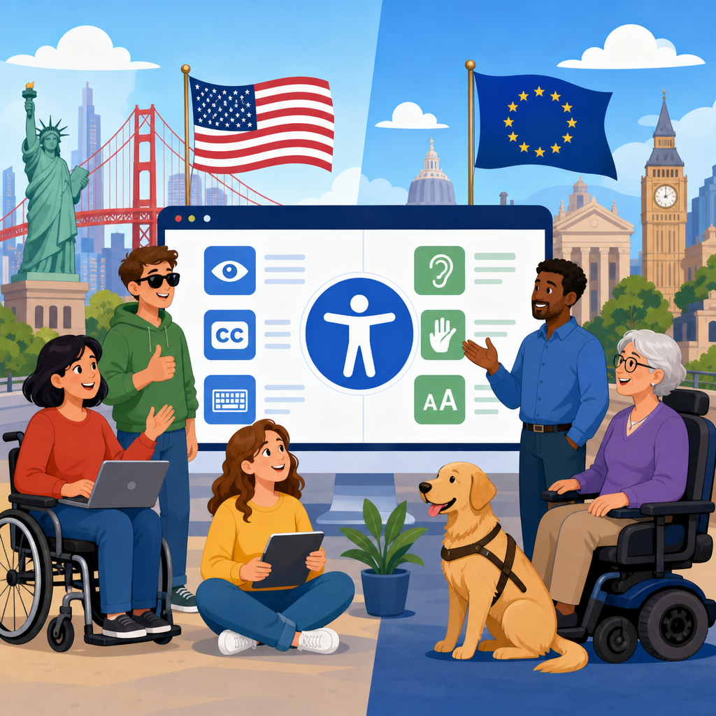 Comparing U.S. and EU Approaches to Web Accessibility Standards