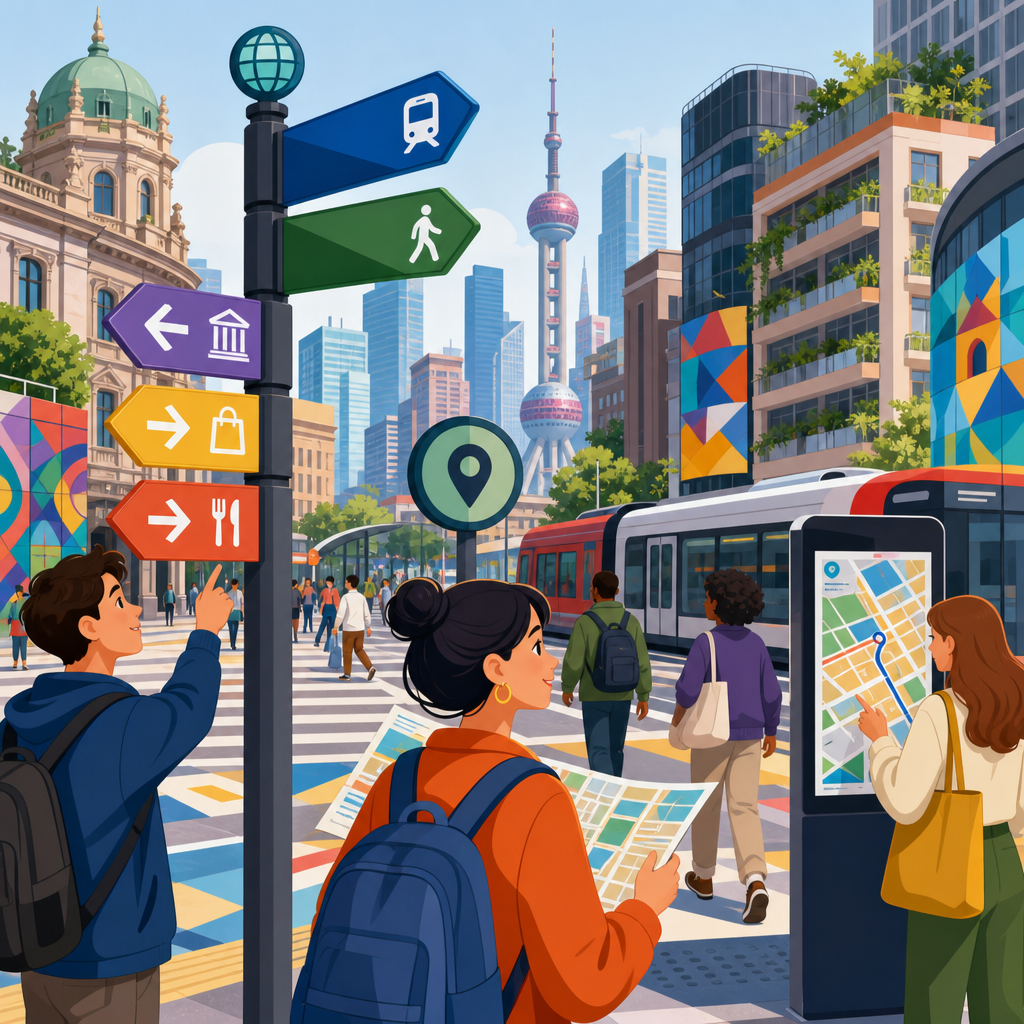 International Ideas for Wayfinding in Dense Urban Environments