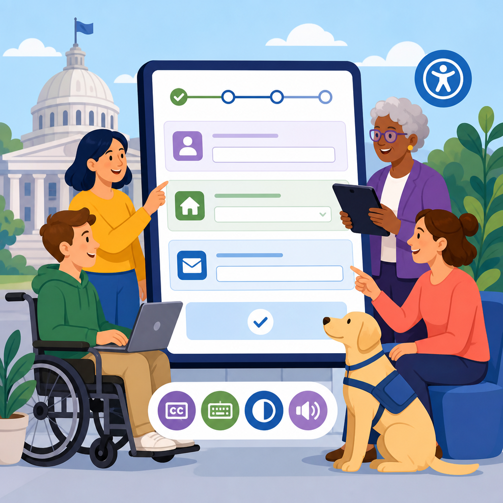 Designing Accessible Government Forms and Transaction Flows