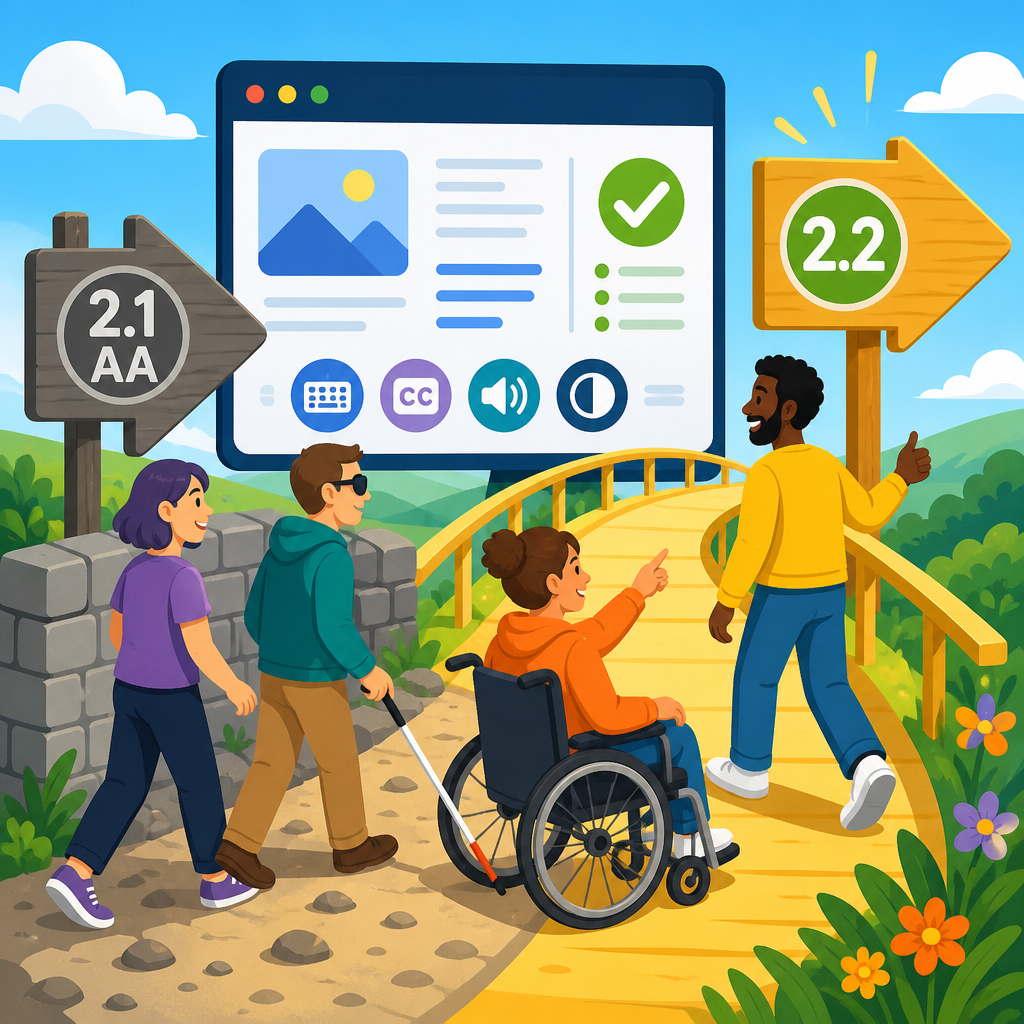 What WCAG 2.2 Adoption Means Even When the Law Names 2.1 AA