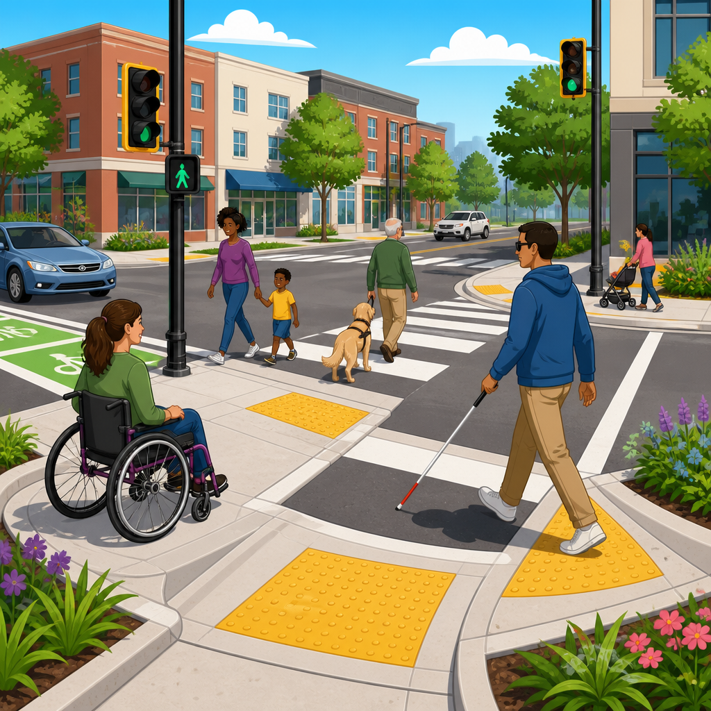 Blended Transitions at Intersections: Accessibility Requirements Explained