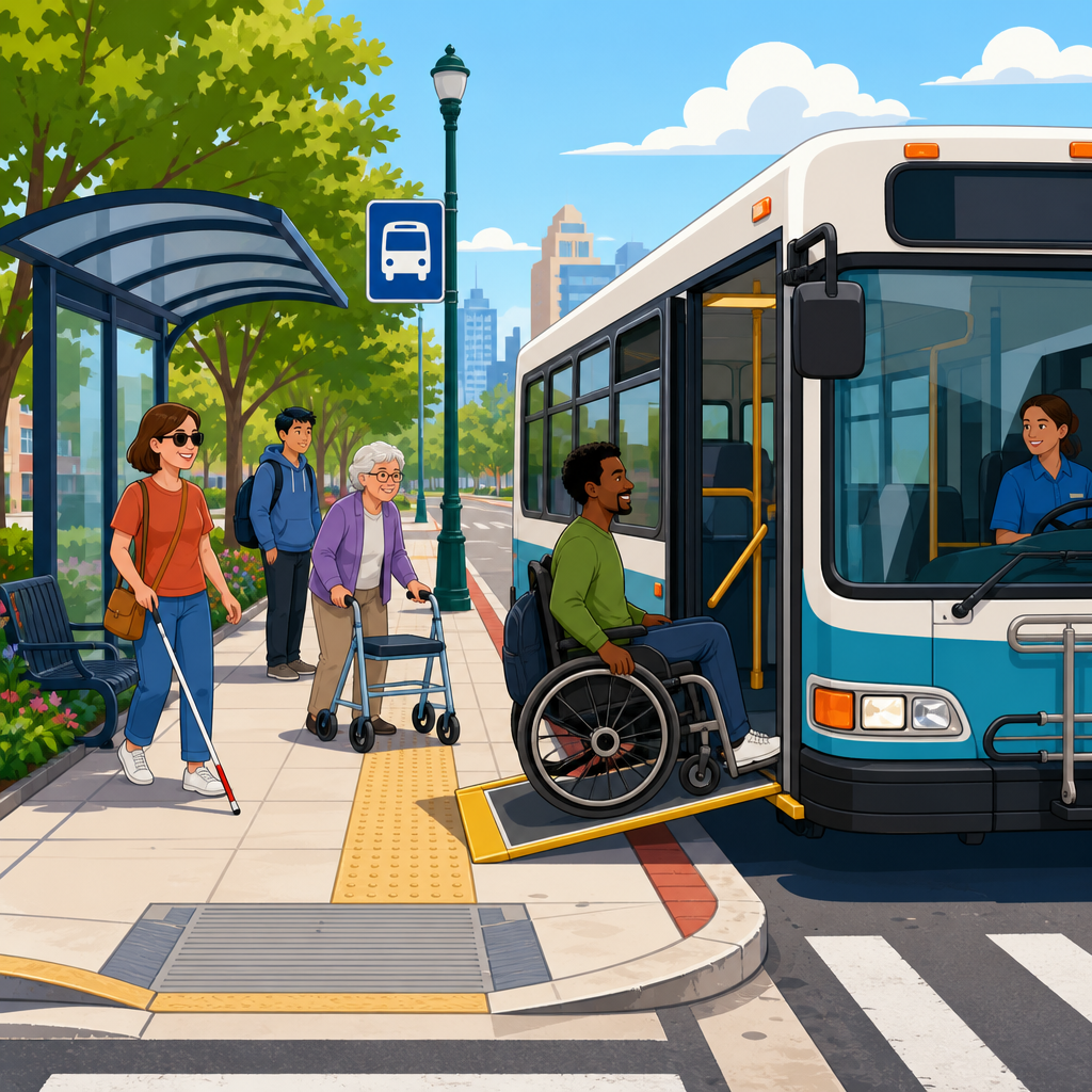 Bus Stops and Boarding Areas: Where ADA Standards and PROWAG Meet