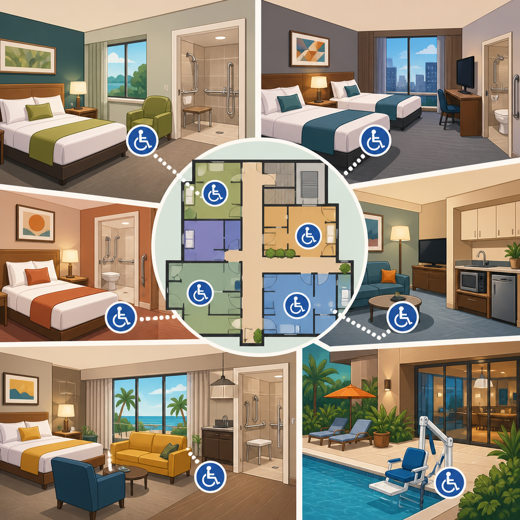 Dispersing Accessible Guest Rooms Across Room Types and Amenities