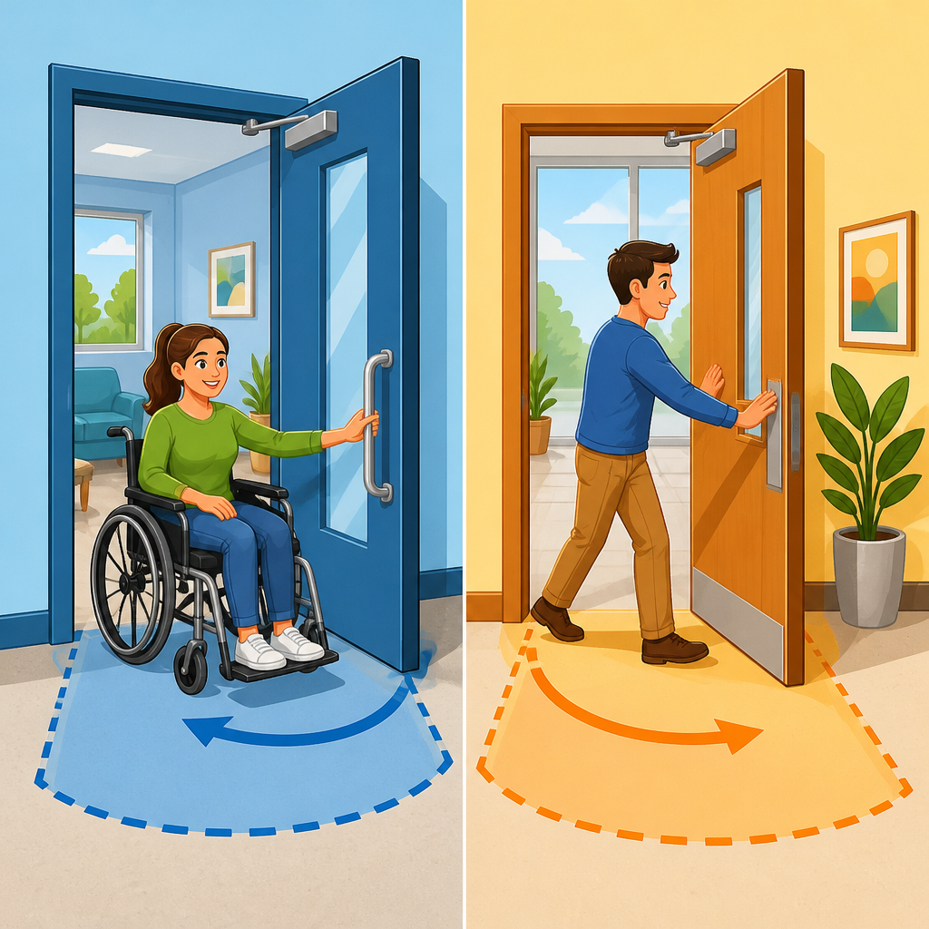 Door Maneuvering Clearance: Pull Side vs Push Side Explained