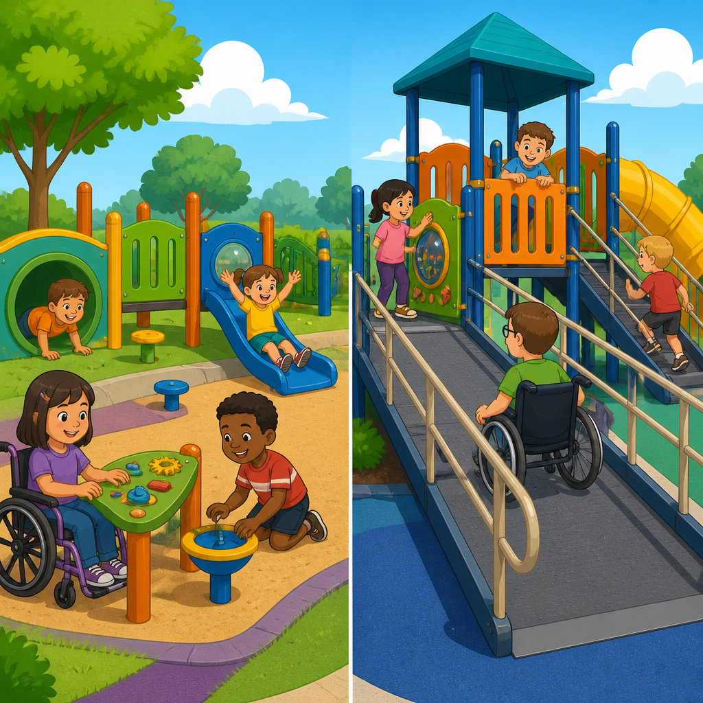 Playground Ground-Level vs Elevated Play Components: ADA Scoping Made Practical