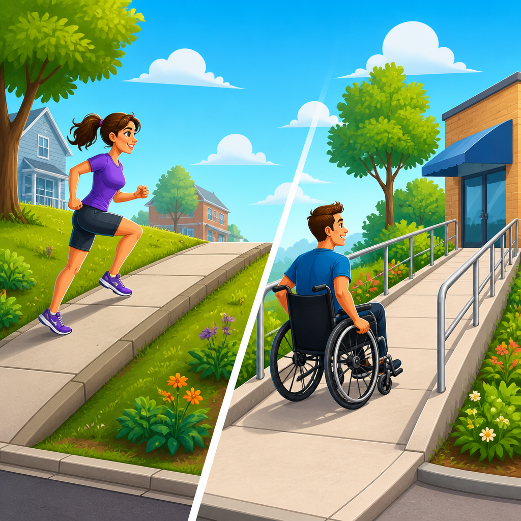 Sidewalk Running Slope vs Ramp Slope: Why the Difference Matters